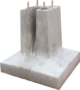 Massifs préfa pour candélabres